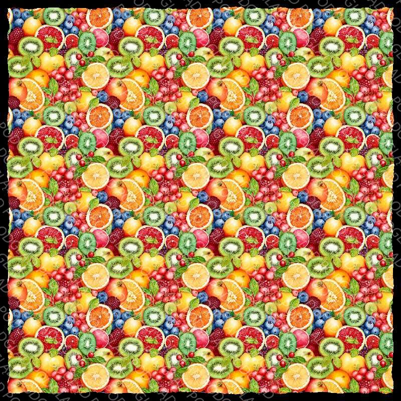 Watercolor Fruit